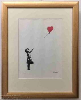 Banksy - Dívka s balónkem ( Girl with balloon )