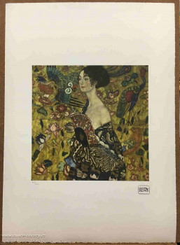 Gustav Klimt - Dáma s vějířem