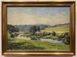 František Lange - Pohled na řeku