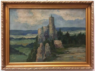 K. Novák - Pohled na hrad