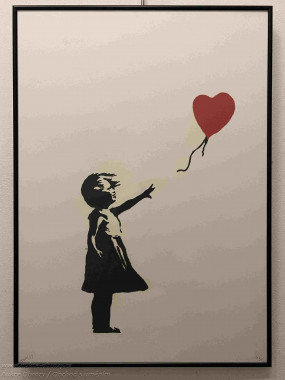 Banksy - Dívka s balónkem
