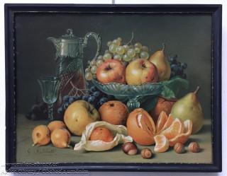 Giuseppe Falchetti - Zátiší s ovocem