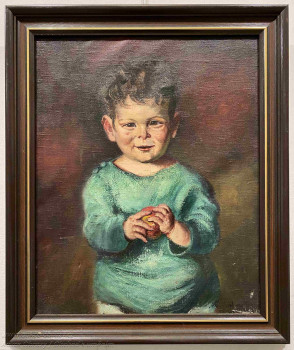 Antonín Procházka - Dítě s jablkem