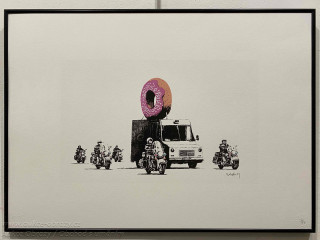 Banksy - Pink Donuts