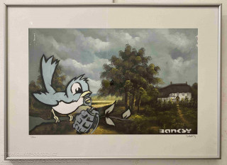 Banksy - Nebezpečný ptačí zob