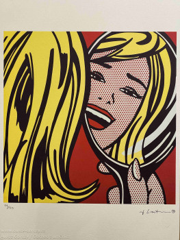 Roy Lichtenstein - Dívka v zrcadle