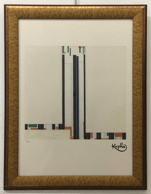 František Kupka - Abstraktní kompozice - Elevations Serie CIII.