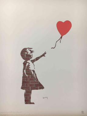 Banksy - Dívka s balonkem