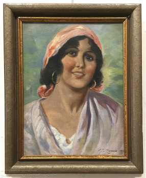 V. Hanuš - Portrét dívky