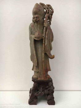 Autor neurčen - Soška představující čínského boha
