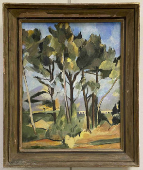 Matyáš Maláč - Kopie Mont Sainte Victoire ( Paul Cézanne )