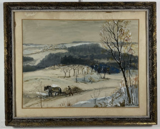 Josef Hodek - Povoz v zimě