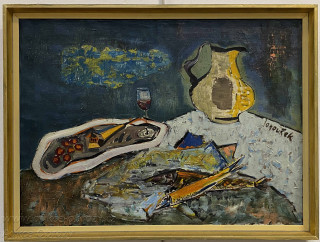 Janoušek - Zátiší s makrelou