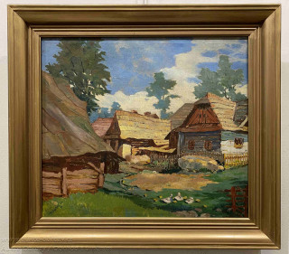 František Motyčka - Letní den na vsi