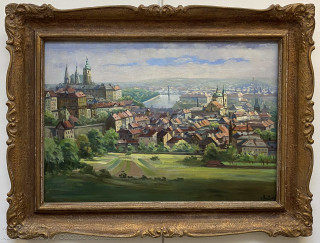 Jaroslav Šimůnek - Pohled na Prahu z Nebozízku
