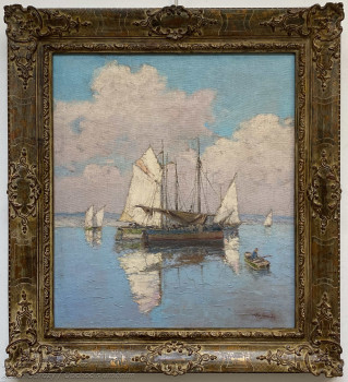 Josef Svoboda - Rybářské lodě v Bretani