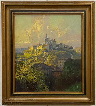 Jaroslav Šetelík - Pohled k Pražskému hradu