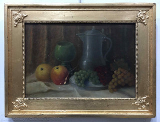 Hollar - Zátiší s ovocem a konvicí