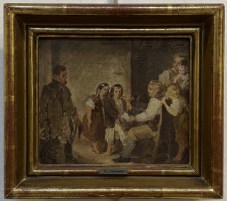 Josef Matěj Navrátil ( Nawratil ) - Rodinný výjev