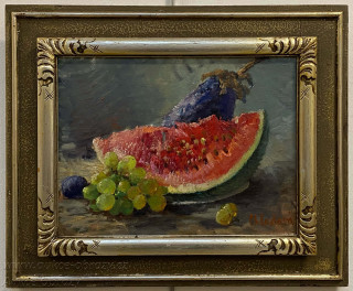 Marie Chladová - Zátiší s melounem