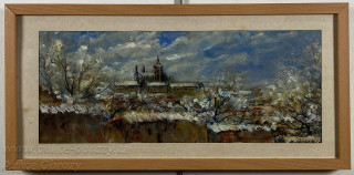 Miloš Englberth - Pohled na Pražský hrad