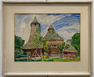 Antonín Hudeček - Dřevěný kostelík z Podkarpatí