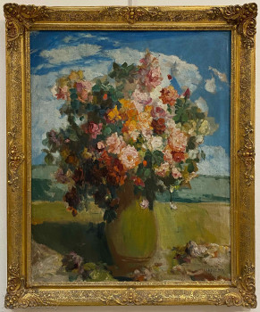 Josef Konečný - Zátiší s kyticí