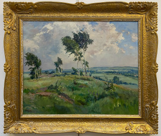 Gustav Porš - Letní nálada nad Žďárcem