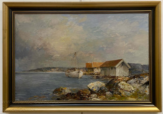 Hugo Öfverström - Rybářské chaty