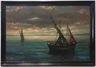 J. Šimek - Rybářské loďky
