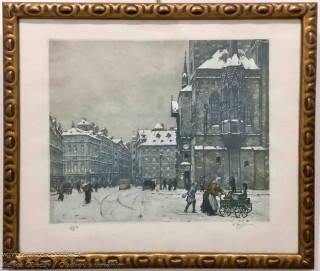 Tavík František Šimon - Staroměstské náměstí v zimě